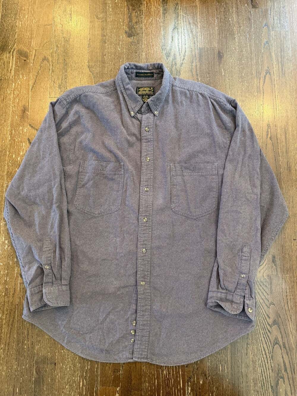 Vintage 90’s Eddie Bauer Sonoma Heathers Long Sleeve Button Down Shirt